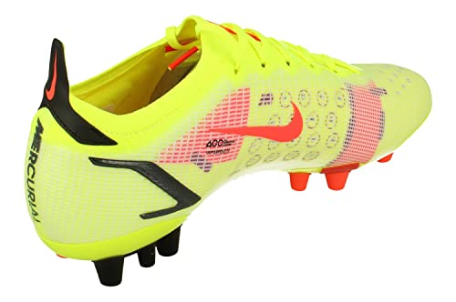 Nike Vapor 14 Elite AG Mens Football Boots CZ8717 Soccer Cleats (UK 12 US 13 EU 47.5, Volt Bright Crimson Black 760)