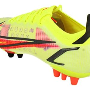 Nike Vapor 14 Elite AG Mens Football Boots CZ8717 Soccer Cleats (UK 12 US 13 EU 47.5, Volt Bright Crimson Black 760)