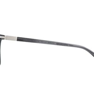 Caterpillar Precision 8509 Men's Polarized Square Sunglasses, Gloss Grey Opaque Crystal, 58 mm