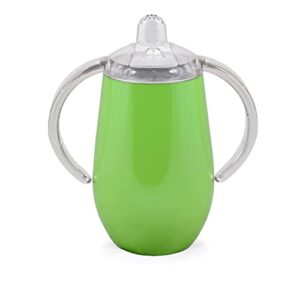 rearz - insulated stainless steel - xl adult sippy cup - 14oz (safari green)