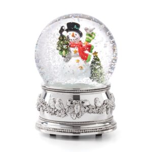 Reed & Barton Snowman Musical Snow Globe, 2.15, Multi