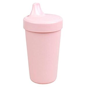 re play made in usa 10 oz. sippy cups for toddlers, pack of 1 - reusable spill proof cups for kids, dishwasher/microwave safe - hard spout sippy cups for toddlers 3.13" x 6.25", ice pink