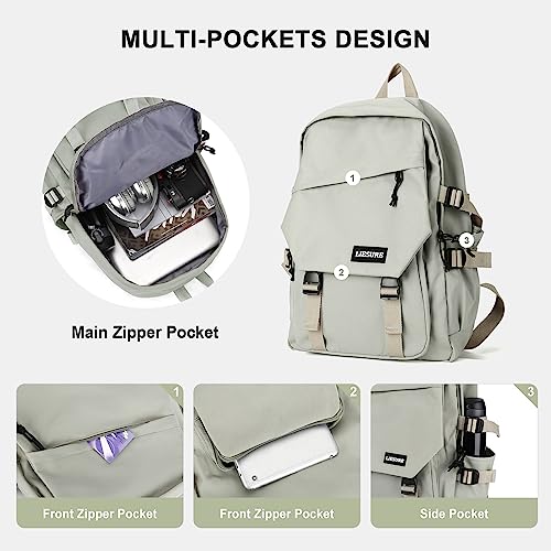 Lightweight School Bag College Laptop Backpack for Men Women Travel bag High School Middle Bookbag for Boy Girls