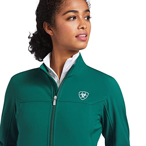 ARIAT Women's Team Softshell Mexico Jacket, Verde