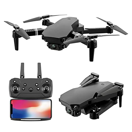 Drone with 4K/1080P HD Camera for Adults/Kids, Foldable RC Quadcopter Drone for Beginners, Intelligent Aircraft with WiFi FPV Live Video, One-Key Return, APP Control, Altitude Hold (4K Single Camera)