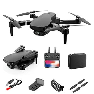 Drone with 4K/1080P HD Camera for Adults/Kids, Foldable RC Quadcopter Drone for Beginners, Intelligent Aircraft with WiFi FPV Live Video, One-Key Return, APP Control, Altitude Hold (4K Single Camera)