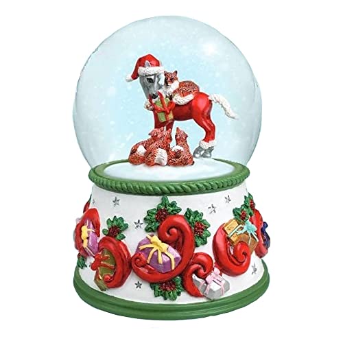 Breyer Horses 2022 Holiday Collection | Musical Snow Globe - Forest Friends | Model #700243