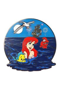 loungefly disney little mermaid 3" collector box pin