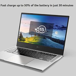 Acer Chromebook 514 Laptop | 14" FHD Display | MediaTek Kompanio 828 Octa-Core Processor | 8GB RAM | 64GB eMMC | Wi-Fi 6 | Backlit KB | Chrome OS | Up to 15 Hours Battery Life | CB514-2H-K7GF,Silver