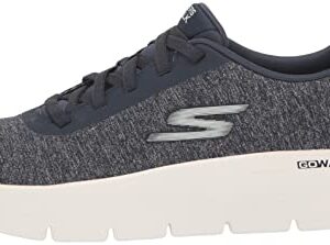 Skechers Women's GO Walk Flex-Dazzling Smile Sneaker, Navy, 6