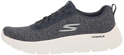 Skechers Women's GO Walk Flex-Dazzling Smile Sneaker, Navy, 6