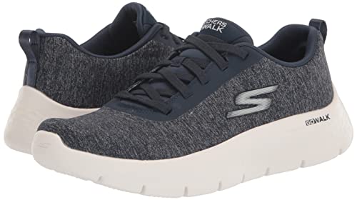 Skechers Women's GO Walk Flex-Dazzling Smile Sneaker, Navy, 6