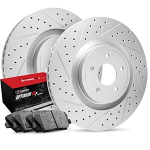 r1 concepts rear brakes and rotors kit |rear brake pads| brake rotors and pads| optimum oep brake pads and rotors -1pc.54020.04