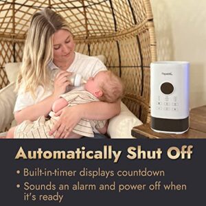 Papablic Baby Bottle Warmer Pro with Unique Prevent Overheating System, Milk Warmer for Breastmilk and Formula, with Digital Timer and Automatic Shut-Off