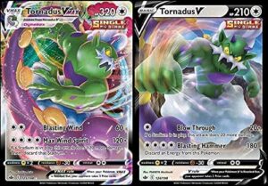 tornadus vmax & v - 125/163 - chilling reign - pokemon card lot