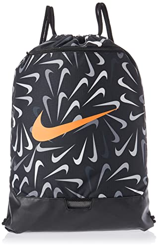 Nike Brasilia Training Gymsack (Black/Black/Kumquat, Misc)