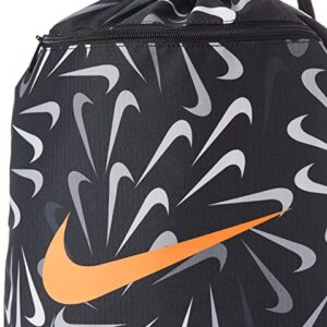 Nike Brasilia Training Gymsack (Black/Black/Kumquat, Misc)