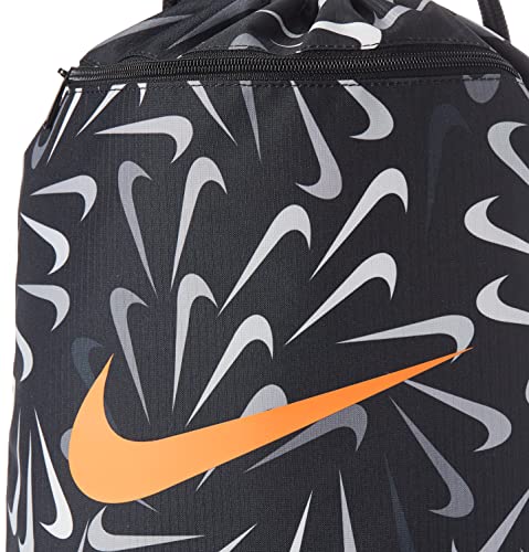 Nike Brasilia Training Gymsack (Black/Black/Kumquat, Misc)