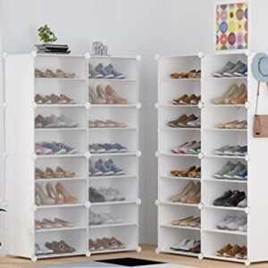 HOMIDEC Shoe Storage, 8-Tier Shoe Rack Organizer for Closet 32 Pair Shoes Shelf Cabinet for Entryway, Bedroom and Hallway