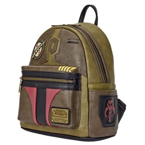 Loungefly Star Wars Boba Fett Original Cosplay Womens Double Strap Shoulder Bag Purse