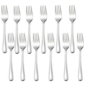 lianyu 9-piece toddler forks, stainless steel kids forks silverware for 2-10 year old, children cutlery flatware set, kids utensils forks set for home preschools, dishwasher safe