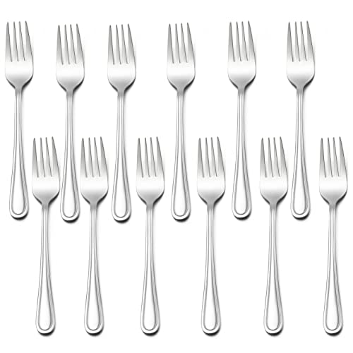 LIANYU 9-Piece Toddler Forks, Stainless Steel Kids Forks Silverware for 2-10 Year Old, Children Cutlery Flatware Set, Kids Utensils Forks Set for Home Preschools, Dishwasher Safe