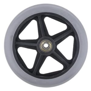 walker rollator replacement wheel (1) grey tire (hl450w (rear))