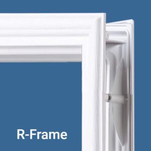 Entry Door Frame Only Replacement Kit-Glass NOT Included! (9 Lite for 1/2" Glass, 22" x 36")