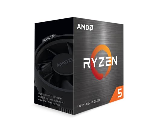 AMD Ryzen™ 5 5500 6-Core, 12-Thread Unlocked Desktop Processor with Wraith Stealth Cooler