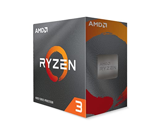 AMD Ryzen™ 3 4100 4-Core, 8-Thread Unlocked Desktop Processor with Wraith Stealth Cooler