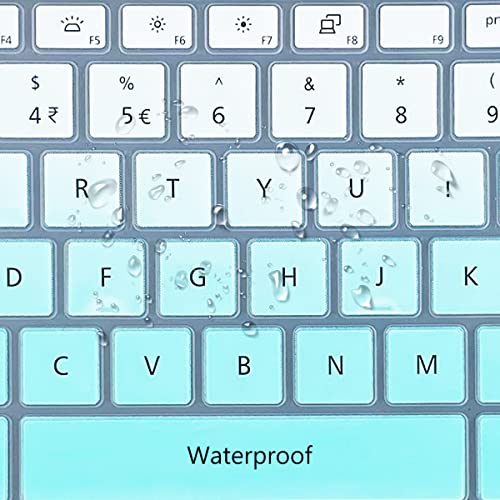 Keyboard Cover for Dell Inspiron 14 5410 5415 5418 5420 5425, Inspiron 7000 14" 7415 7420 7425 7430,Inspiron 16 5620 5625 5630 7620 7630, Inspiron 13 5310 5320 5330/Dell Latitude 3320 3420-MintGreen