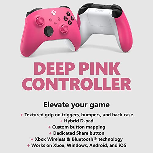 Xbox Core Wireless Controller – Deep Pink