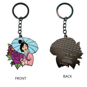 Loungefly Disney Mulan Floral Tattoo Keychain