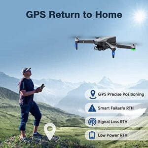 ATTOP Drones with Camera for Adults 4k EIS Camera, 2-Axis Gimbal GPS Drone with Brushless Motor, 60Mins Flight Time, 5G Wi-Fi Transmission, Follow Me, Smart Return Home, 4K Drone with Carrying Case