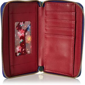 Loungefly Disney Mulan Castle Zip Around Wallet Mulan One Size