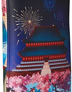 Loungefly Disney Mulan Castle Zip Around Wallet Mulan One Size