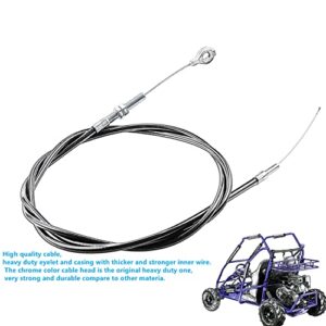 Go Kart Throttle Cable Go Cart Throttle Cable Kit for Manco 8252-1390 ASW Go Kart Parts -Inner Wire 71 Inch Long