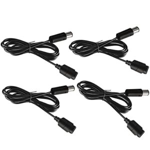 xahpower 4pack 6ft ngc controller extension cable cord for nintendo wii/gamecube controller