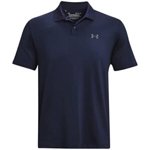 under armour men's standard performance 3.0 polo, (410) midnight navy / / pitch gray, x-large