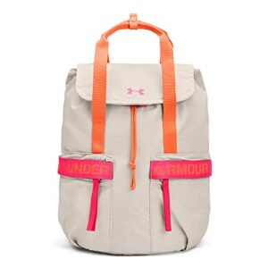 under armour women's favorite backpack, (959) fog/orange blast/pink shock, one size fits most