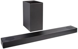 lg s75q 3.1.2ch sound bar with dolby atmos dts:x, high-res audio, synergy tv, meridian, hdmi earc, 4k pass thru with dolby vision black
