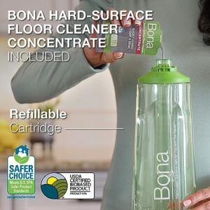 Bona Premium Spray Mop with Bona Multi-Surface Floor Cleaner Concentrate, for Stone Tile Laminate & Vinyl (LVT/LVP)