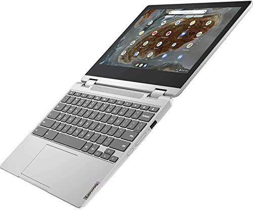 2022 Newest Lenovo Flex 3 11.6" HD Touchscreen 2-in-1 Chromebook Laptop, MediaTek 8-Core MT8183(Up 2.0GHz), 4GB RAM, 160GB SPACE(32GB eMMC+128GB Card), WiFi, Bluetooth, Webcam,TYPE-C, Chrome OS+JVQ MP