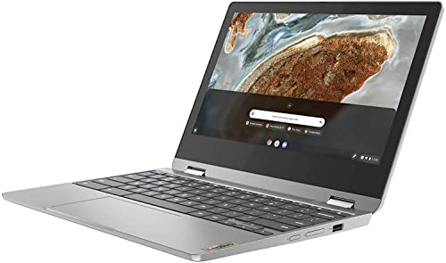 2022 Newest Lenovo Flex 3 11.6" HD Touchscreen 2-in-1 Chromebook Laptop, MediaTek 8-Core MT8183(Up 2.0GHz), 4GB RAM, 160GB SPACE(32GB eMMC+128GB Card), WiFi, Bluetooth, Webcam,TYPE-C, Chrome OS+JVQ MP