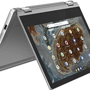 2022 Newest Lenovo Flex 3 11.6" HD Touchscreen 2-in-1 Chromebook Laptop, MediaTek 8-Core MT8183(Up 2.0GHz), 4GB RAM, 160GB SPACE(32GB eMMC+128GB Card), WiFi, Bluetooth, Webcam,TYPE-C, Chrome OS+JVQ MP