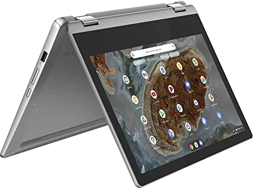 2022 Newest Lenovo Flex 3 11.6" HD Touchscreen 2-in-1 Chromebook Laptop, MediaTek 8-Core MT8183(Up 2.0GHz), 4GB RAM, 160GB SPACE(32GB eMMC+128GB Card), WiFi, Bluetooth, Webcam,TYPE-C, Chrome OS+JVQ MP