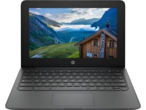 hp newest 11.6" hd (1366 x 768) chromebook laptop, for business and student, intel celeron n3350(up to 2.4ghz), 4gb memory, 32gb emmc + cue 128gb sd card, webcam, usb-a&c, wifi, bluetooth, chrome os