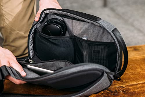 NOMATIC Navigator Sling Lite 6l- Side Backpack for Men and Women, Sling Travel Bag, Crossbody Sling Backpack