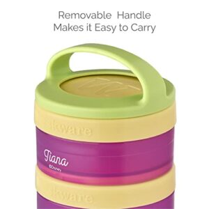 Whiskware Container Stackable Snack, 2 1/3 Cup, Tiana