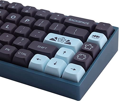 JOMKIZ Gaming Keycaps,132 Keys PBT Keycaps Set Comet XDA Profile Dye Sublimation Customized Keycap ANSI Layout Keycaps Compatible with Cherry MX Switches Mechanical Keyboards